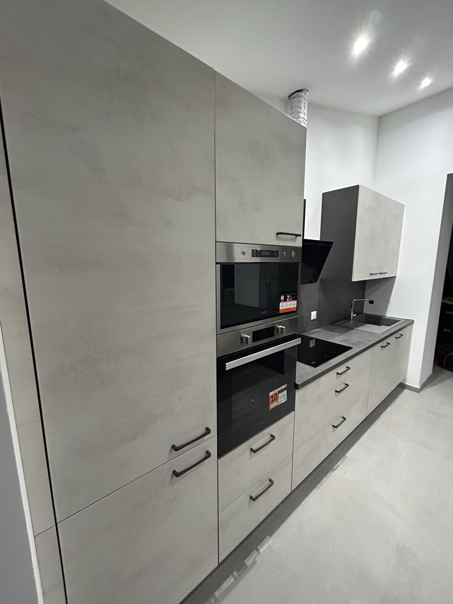 Cuisine effet béton